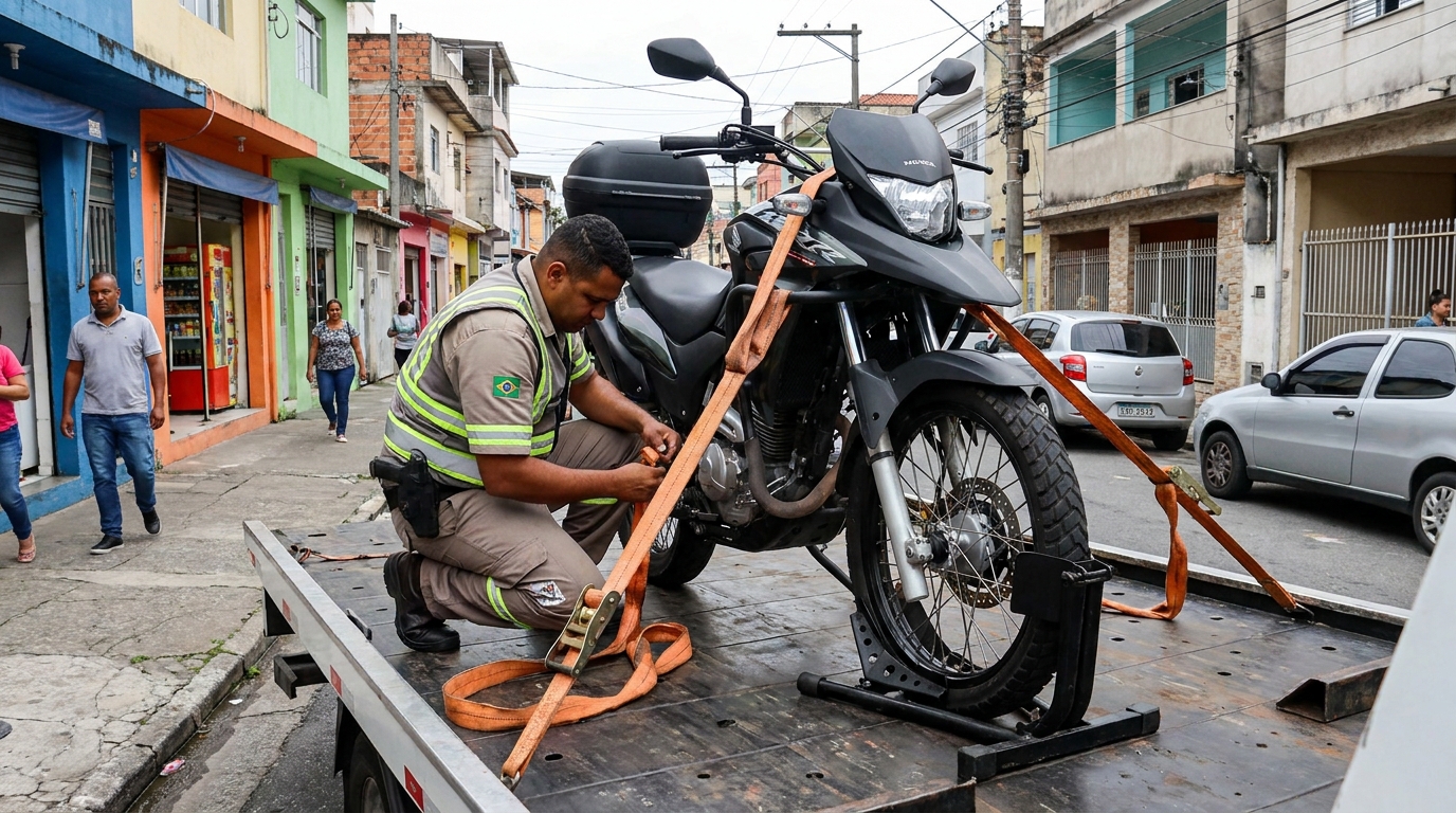 Guincho para Moto em Joinville‑SC