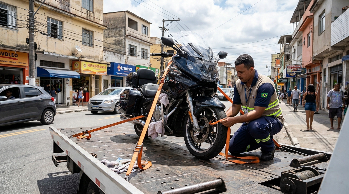 Guincho para Moto em Joinville‑SC