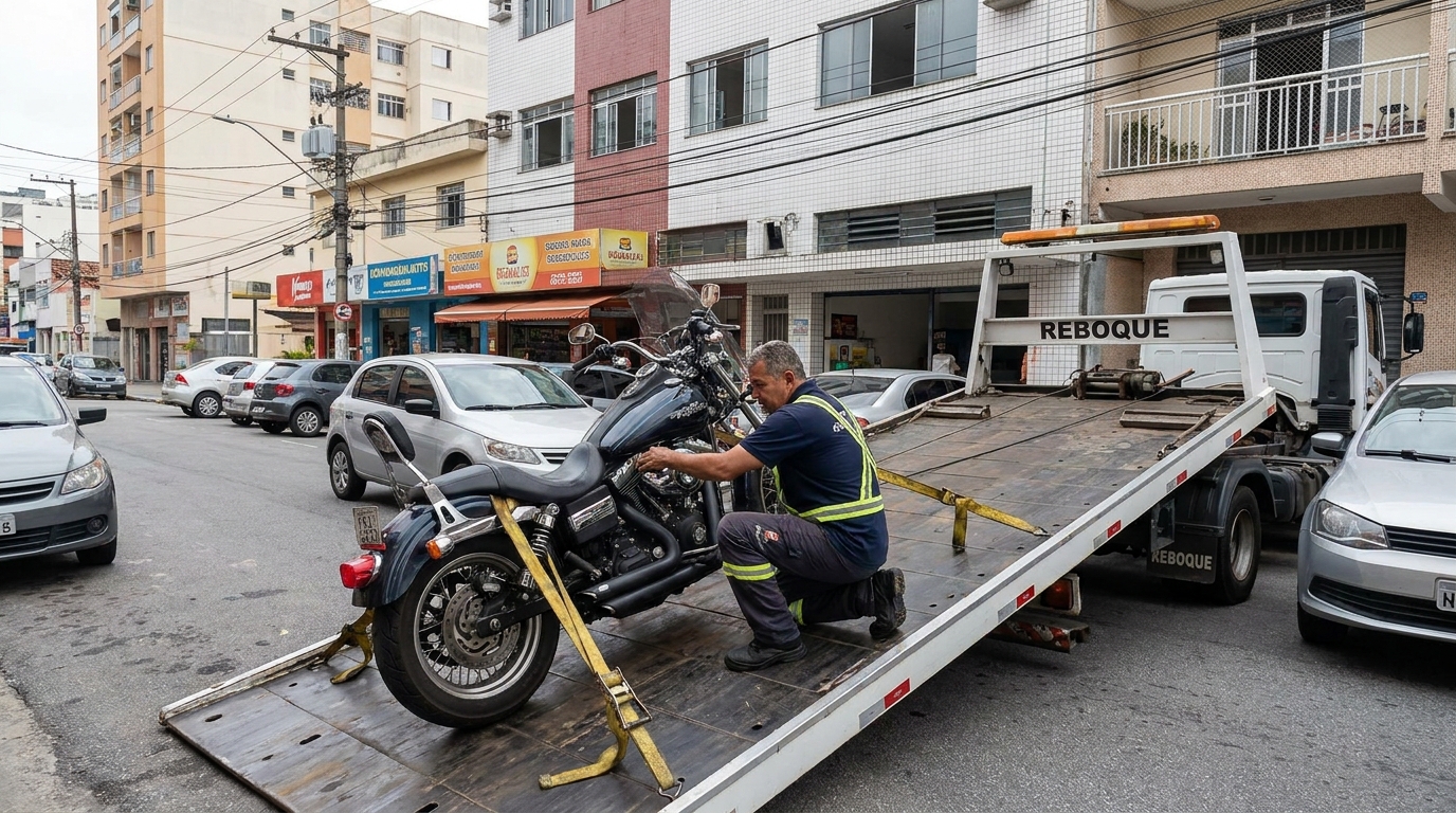 Guincho para Moto em Joinville‑SC