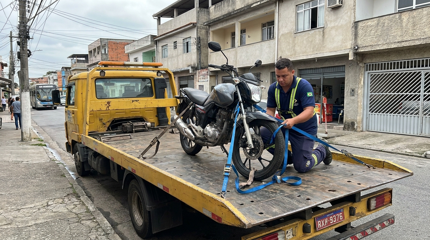 Guincho para Moto em Joinville‑SC