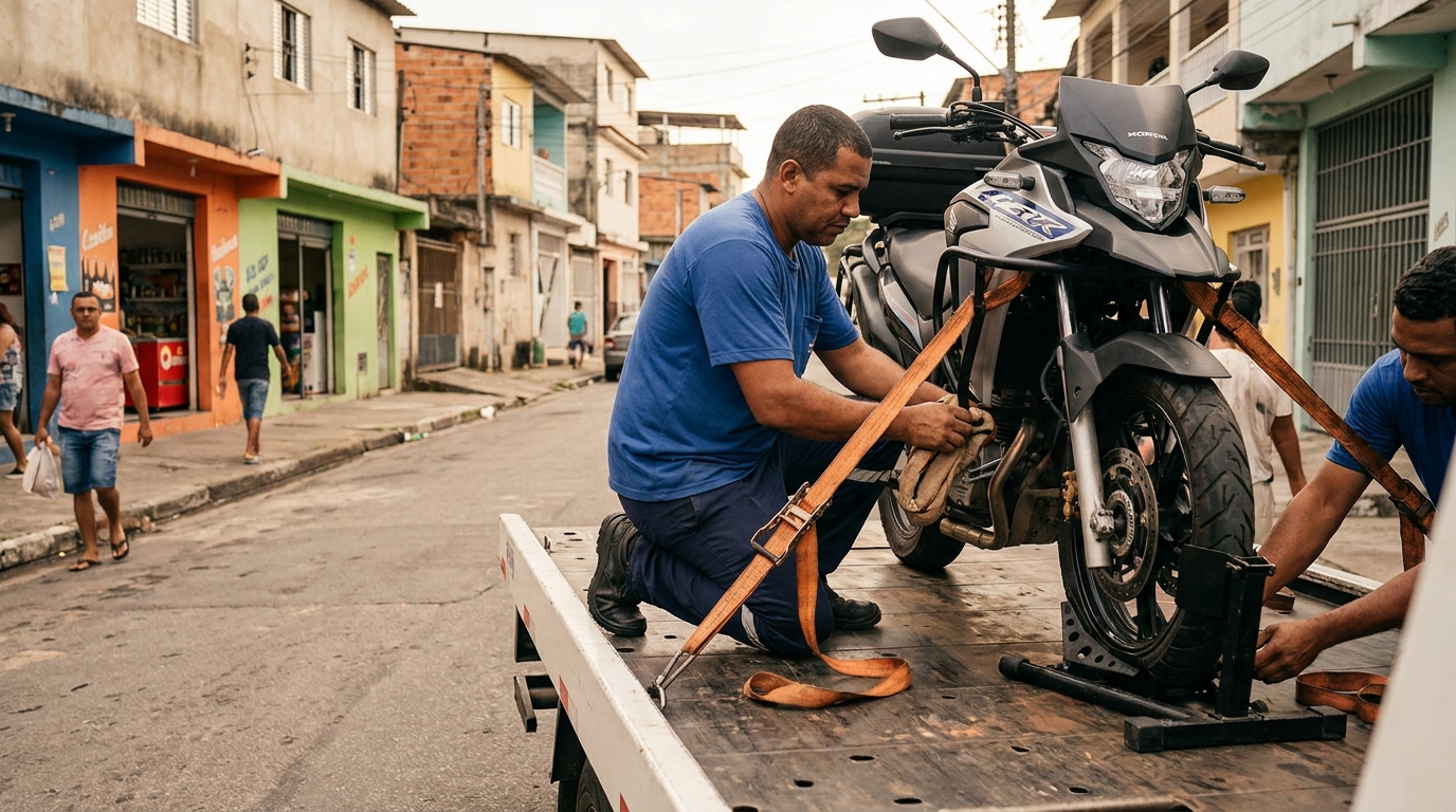 Guincho para Moto perto de mim em Joinville‑SC